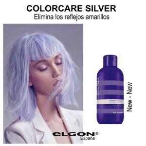 Dầu gội tím giữ màu nhuộm cho tóc tẩy nhuộm Elgon 3