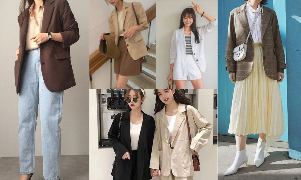 Những mẫu áo blazer hot nhất mà chị em nên cân nhắc cho mùa thu này blazer kẻ